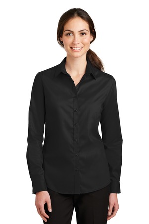 Port Authority® Ladies SuperPro™ Twill Shirt - Image 8