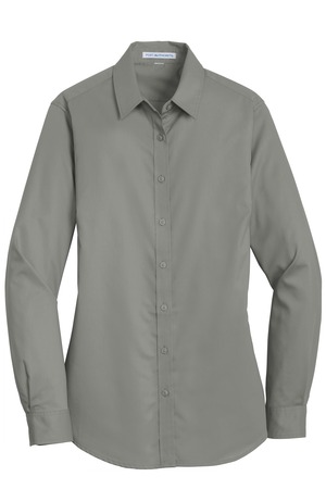 Port Authority® Ladies SuperPro™ Twill Shirt - Image 5