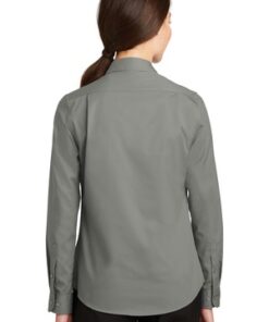 Port Authority® Ladies SuperPro™ Twill Shirt - Image 4