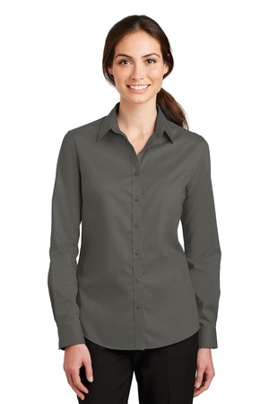 Port Authority® Ladies SuperPro™ Twill Shirt - Image 10