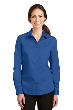 Port Authority® Ladies SuperPro™ Twill Shirt - Image 11