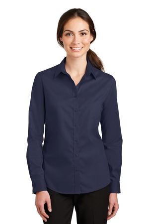 Port Authority® Ladies SuperPro™ Twill Shirt - Image 12