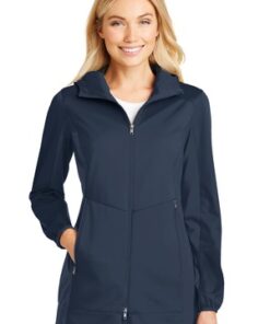 Port Authority® Ladies Active Hooded Soft Shell Jacket