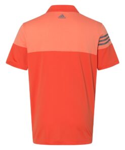 Adidas - Heather 3-Stripes Block Sport Shirt - Image 4