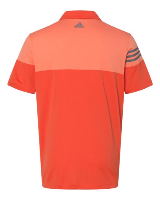 Adidas - Heather 3-Stripes Block Sport Shirt - Image 4