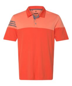 Adidas - Heather 3-Stripes Block Sport Shirt - Image 1