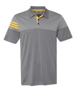 Adidas - Heather 3-Stripes Block Sport Shirt - Image 6