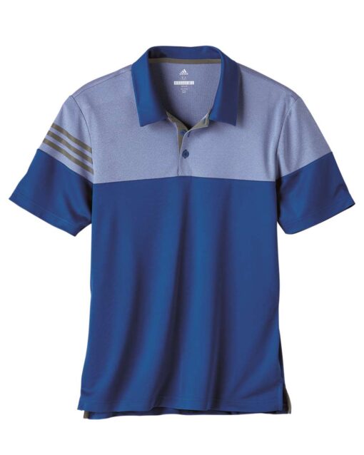 Adidas - Heather 3-Stripes Block Sport Shirt - Image 9