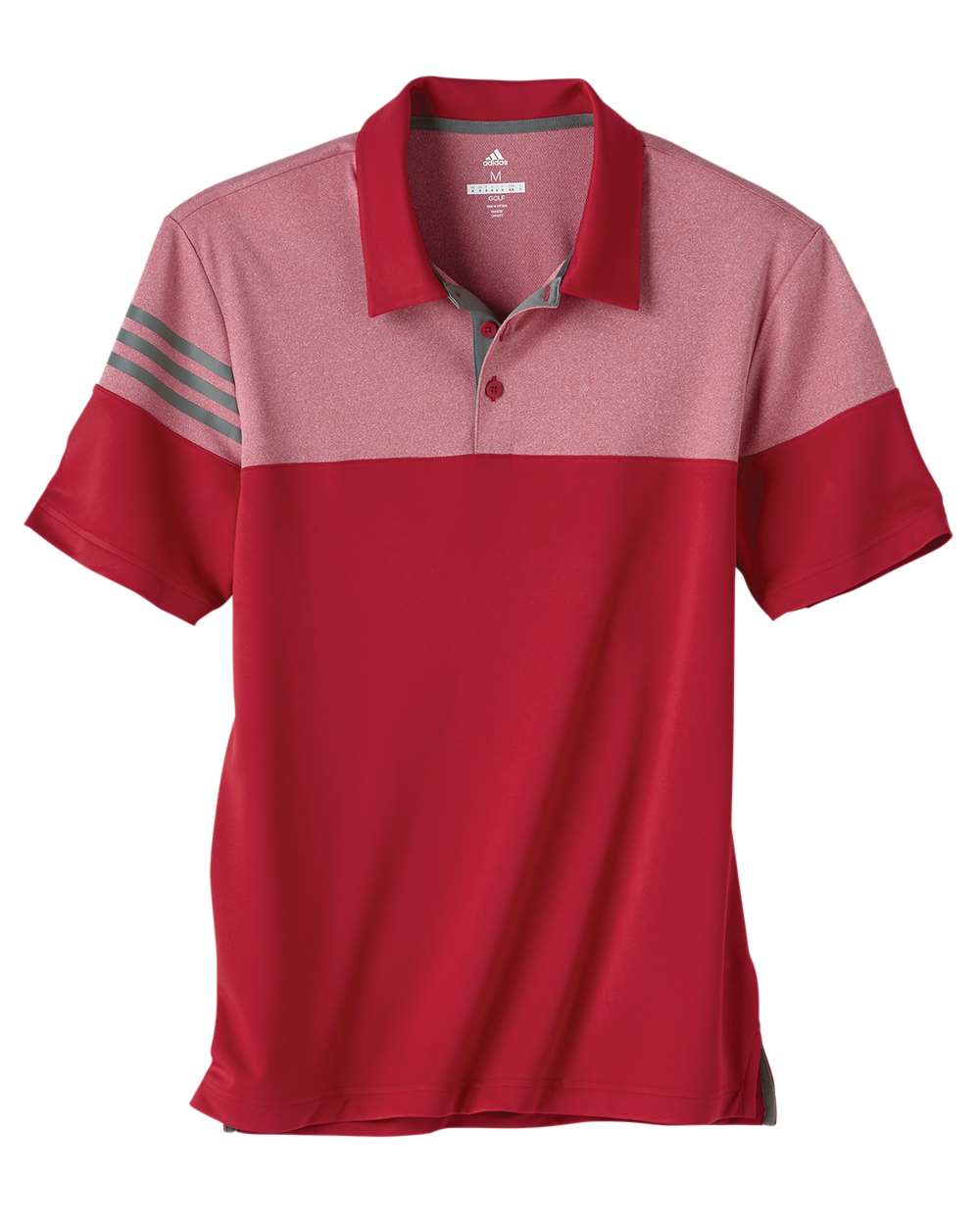 Adidas - Heather 3-Stripes Block Sport Shirt - Image 11