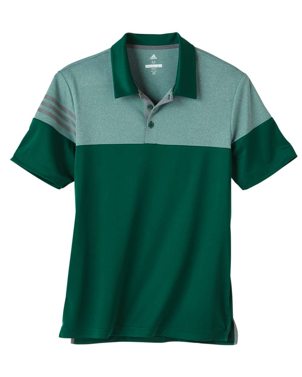 Adidas - Heather 3-Stripes Block Sport Shirt - Image 7