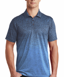 Sport-Tek ® Ombre Heather Polo - Image 1