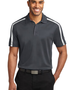 Port Authority® Silk Touch™ Performance Colorblock Stripe Polo - Image 8