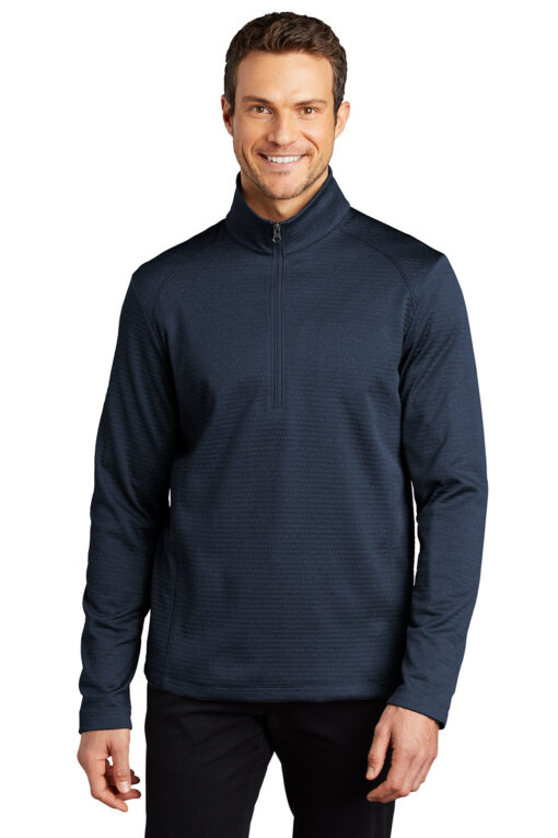 Port Authority ® Diamond Heather Fleece 1/4-Zip Pullover