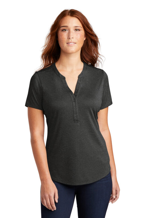 Sport-Tek ® Ladies Endeavor Henley - Image 5
