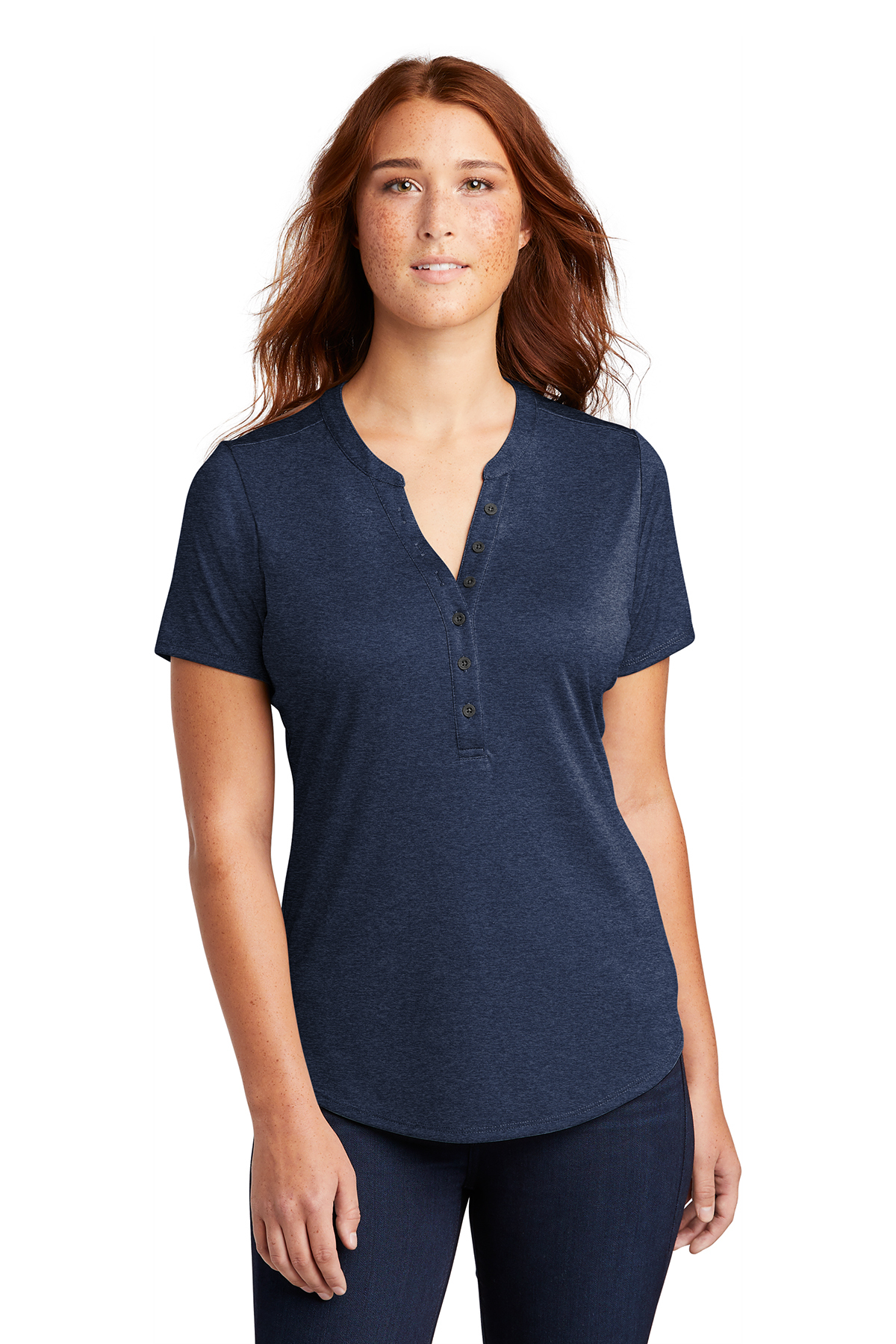 Sport-Tek ® Ladies Endeavor Henley - Image 7