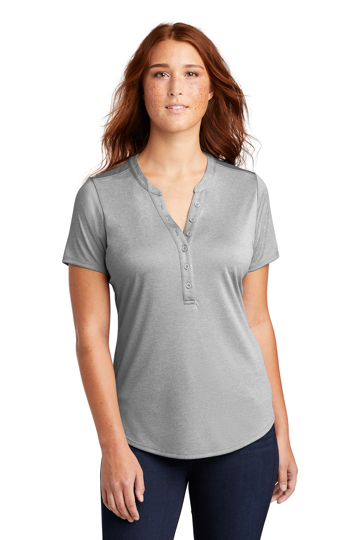 Sport-Tek ® Ladies Endeavor Henley - Image 1