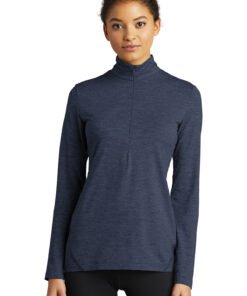 Sport-Tek® Ladies Exchange 1.5 Long Sleeve 1/2-Zip - Image 5