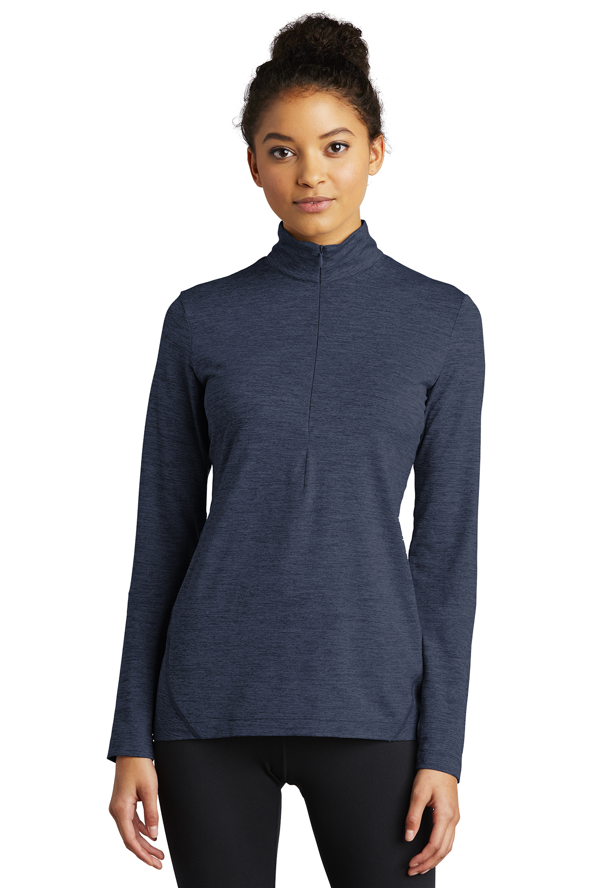 Sport-Tek® Ladies Exchange 1.5 Long Sleeve 1/2-Zip - Image 5