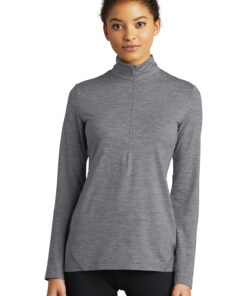 Sport-Tek® Ladies Exchange 1.5 Long Sleeve 1/2-Zip - Image 7