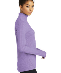 Sport-Tek® Ladies Exchange 1.5 Long Sleeve 1/2-Zip - Image 3