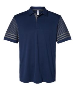 Adidas - Striped Sleeve Sport Shirt - Image 4