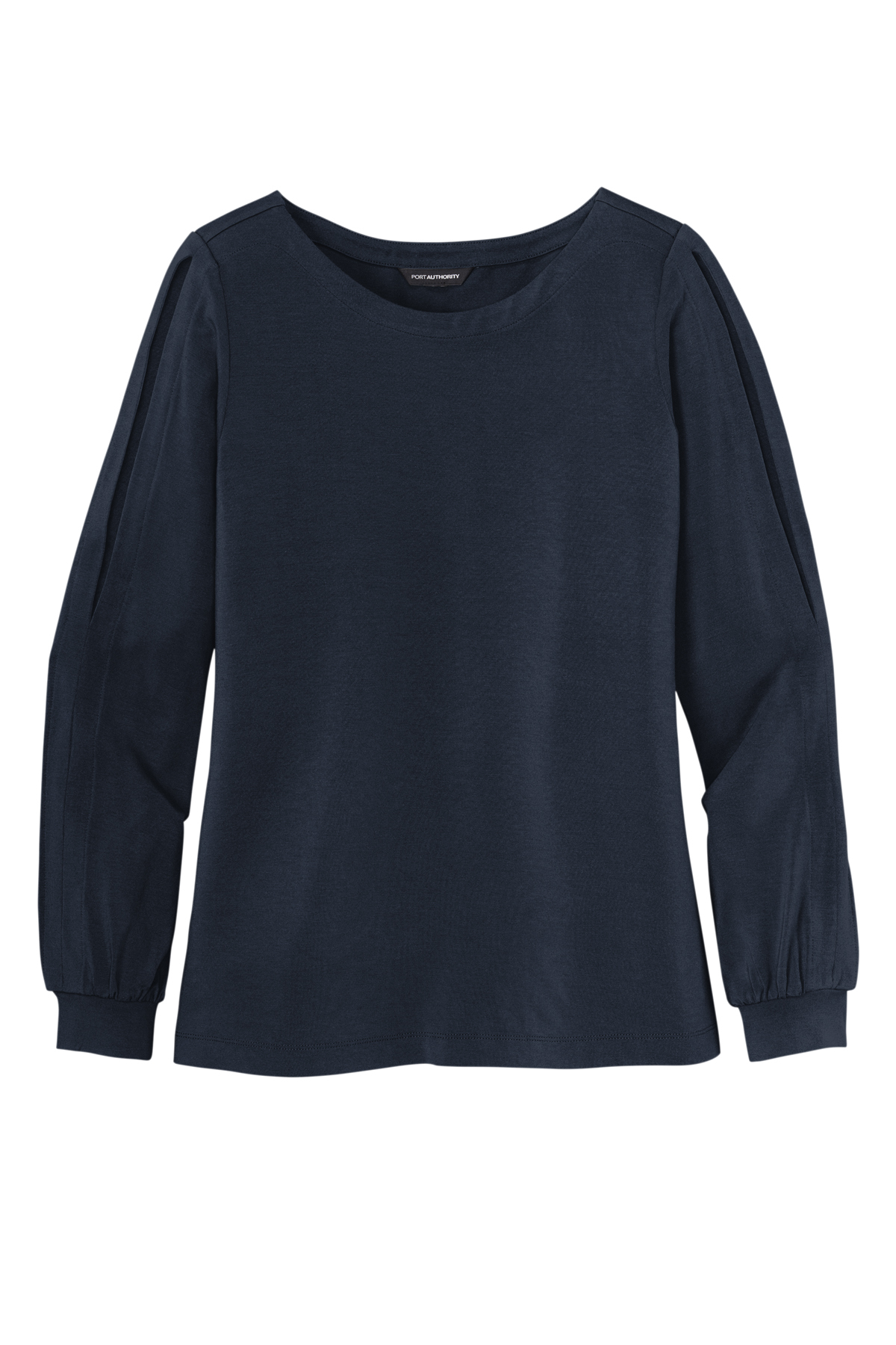 Port Authority ® Ladies Luxe Knit Jewel Neck Top - Image 6