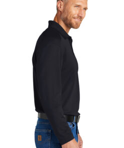 CornerStone Select Lightweight Snag-Proof Long Sleeve Polo - Image 3