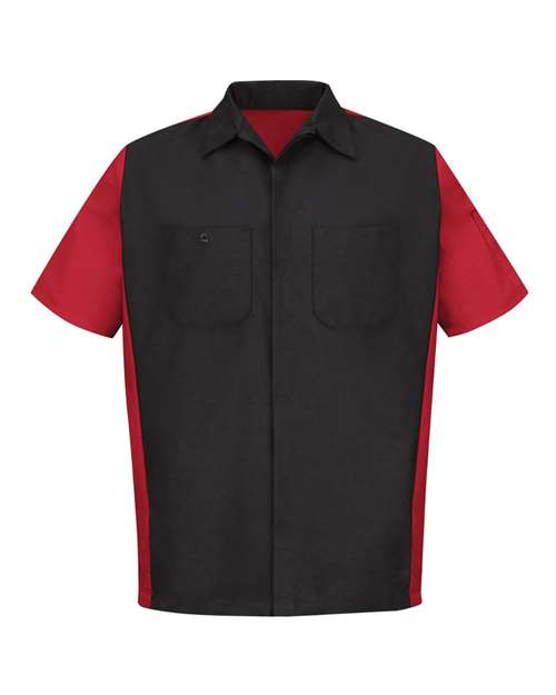 Red Kap Short Sleeve Automotive Crew Shirt - Image 7