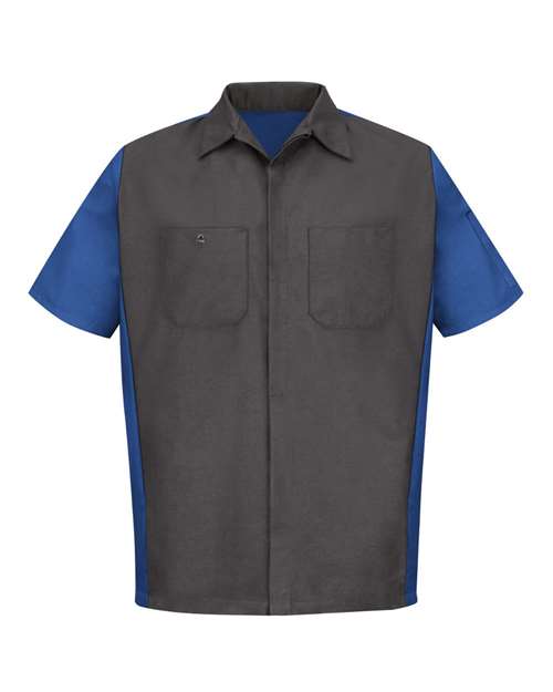 Red Kap Short Sleeve Automotive Crew Shirt - Image 4