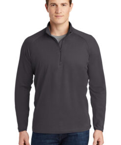 Sport-Tek® Tall Sport-Wick® Stretch 1/2-Zip Pullover - Image 5