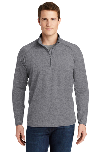 Sport-Tek® Tall Sport-Wick® Stretch 1/2-Zip Pullover - Image 7
