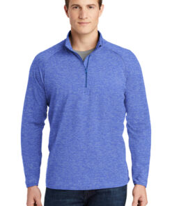 Sport-Tek® Tall Sport-Wick® Stretch 1/2-Zip Pullover - Image 11