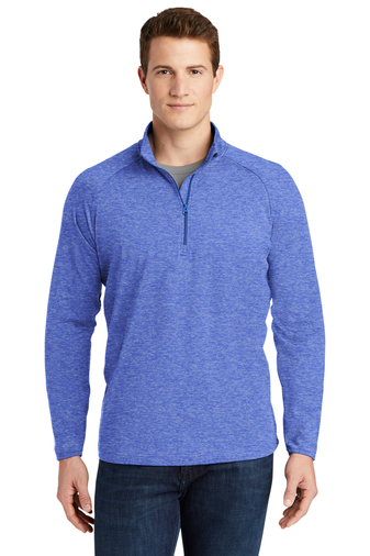 Sport-Tek® Tall Sport-Wick® Stretch 1/2-Zip Pullover - Image 11