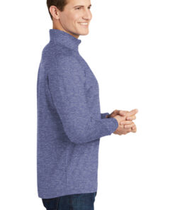 Sport-Tek® Tall Sport-Wick® Stretch 1/2-Zip Pullover - Image 3