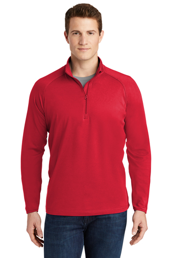 Sport-Tek® Tall Sport-Wick® Stretch 1/2-Zip Pullover - Image 9