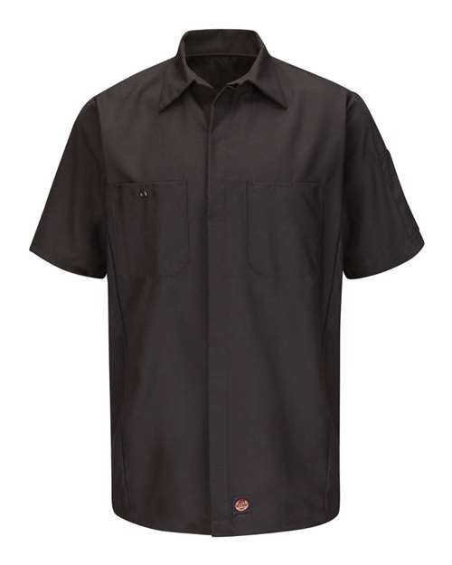 Red Kap Short Sleeve Automotive Crew Shirt - Image 8