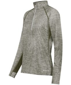 Holloway Ladies Electrify Coolcore® 1/2 Zip Pullover - Image 2