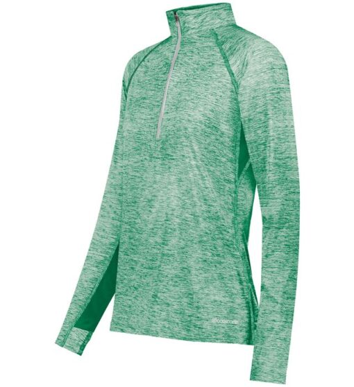 Holloway Ladies Electrify Coolcore® 1/2 Zip Pullover - Image 11