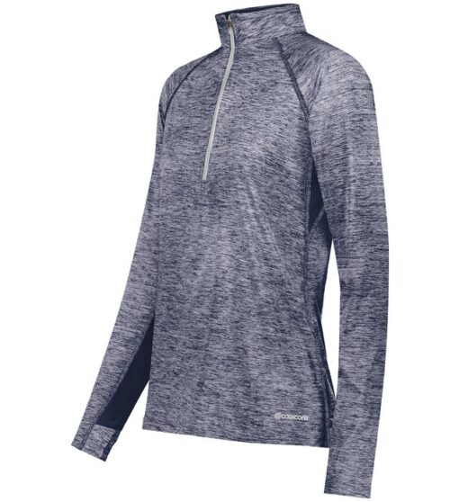 Holloway Ladies Electrify Coolcore® 1/2 Zip Pullover - Image 13