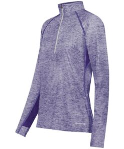 Holloway Ladies Electrify Coolcore® 1/2 Zip Pullover - Image 4