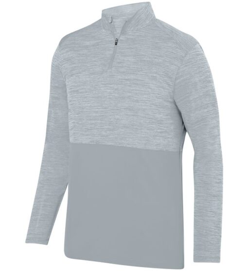 Augusta Sportswear Shadow Tonal Heather 1/4 Zip Pullover