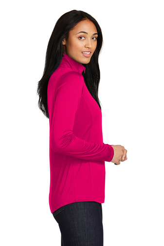 Sport-Tek® Ladies PosiCharge® Competitor™ 1/4-Zip Pullover - Image 3