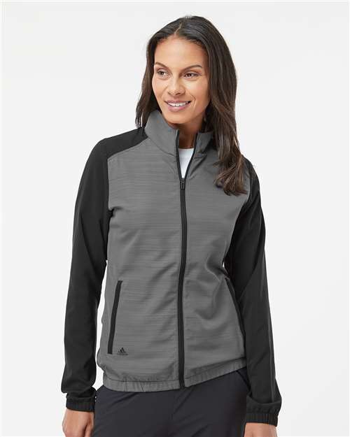 Adidas - Women's Heather Block Full-Zip Wind Jacket