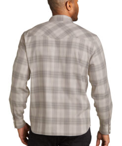 Port Authority® Long Sleeve Ombre Plaid Shirt - Image 2