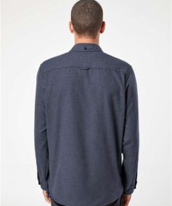 Burnside Long Sleeve Solid Flannel Shirt - Image 2