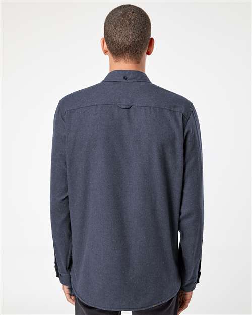 Burnside Long Sleeve Solid Flannel Shirt - Image 2