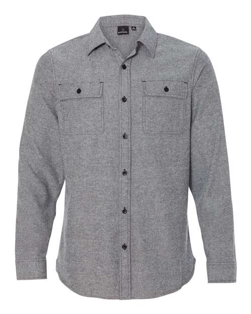 Burnside Long Sleeve Solid Flannel Shirt - Image 6