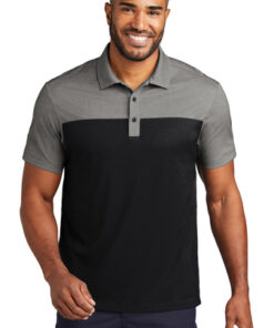 Port Authority® Fine Pique Blend Blocked Polo - Image 1