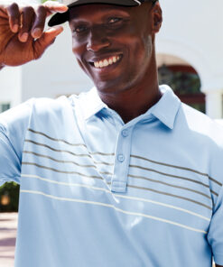TravisMathew Coto Performance Chest Stripe Polo - Image 4