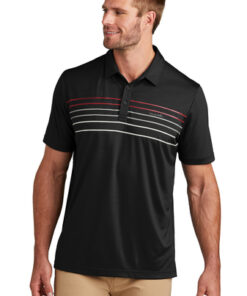 TravisMathew Coto Performance Chest Stripe Polo - Image 1